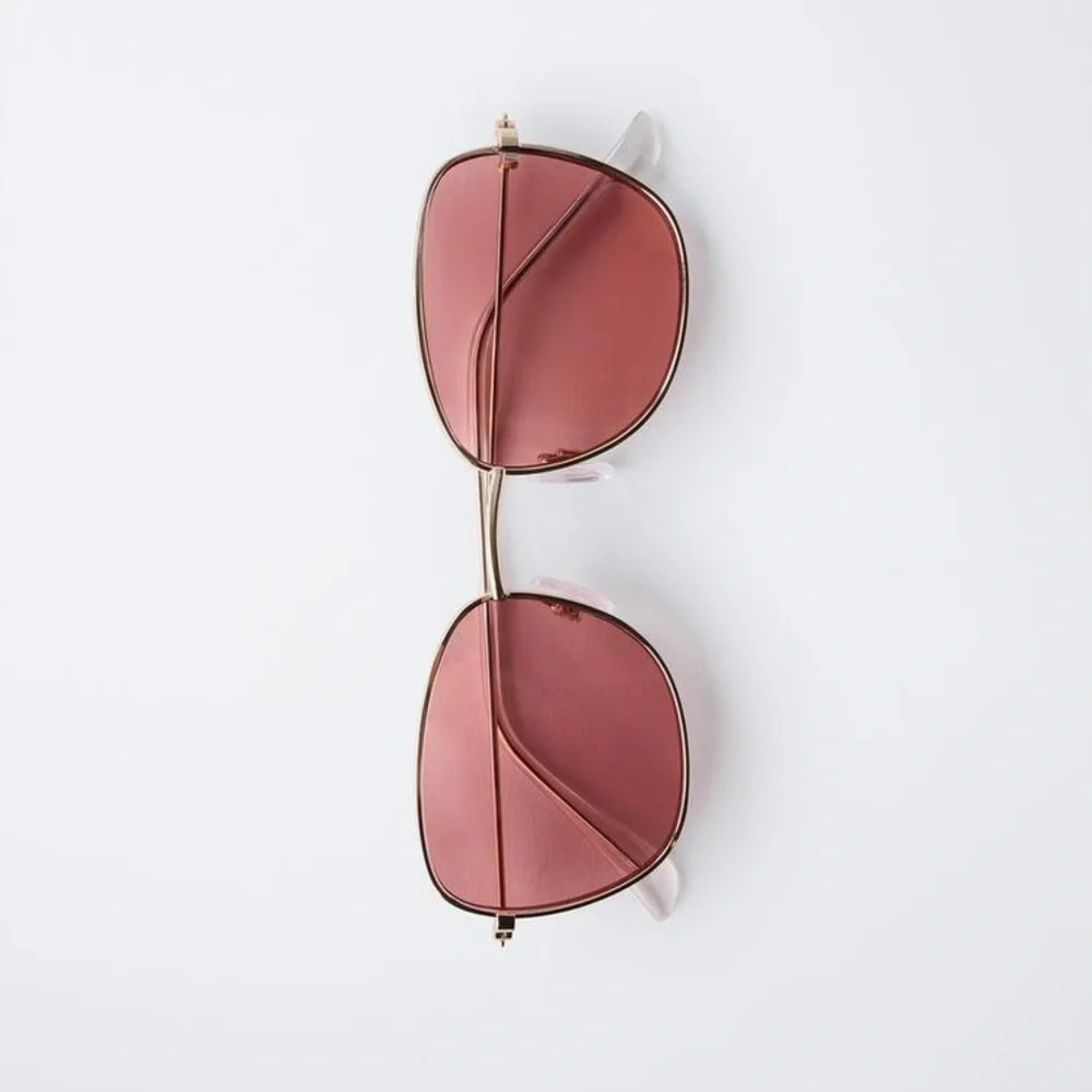 NWT. Zara Kids Metal-frame sunglasses. 100% UV PROTECTION. Size 6-9.